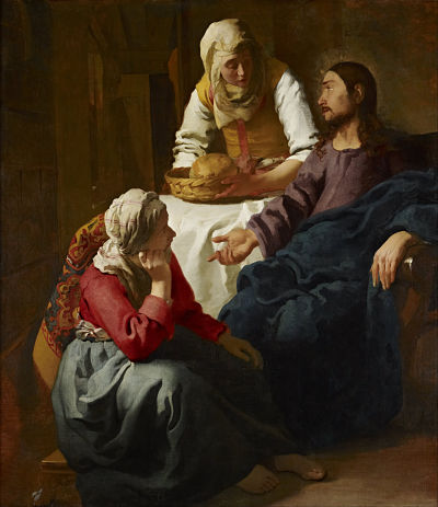 Christ, Mary and Martha