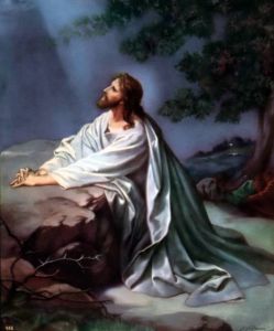 Jesus Praying in Gethsemane